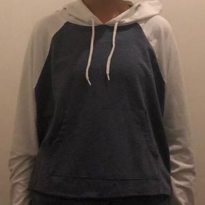 blue and white hoodie!